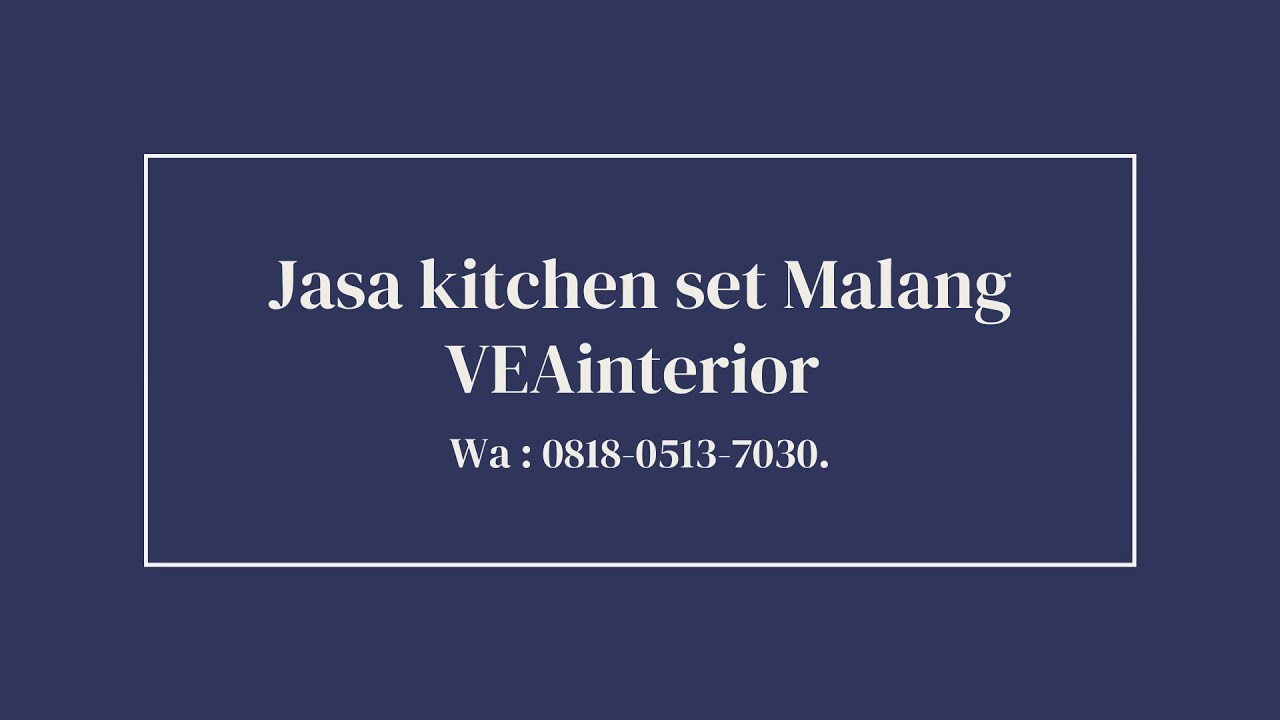 Kitchen Set Malang Murah, WA 0818-0513-7030, Harga Kitchen Set Malang