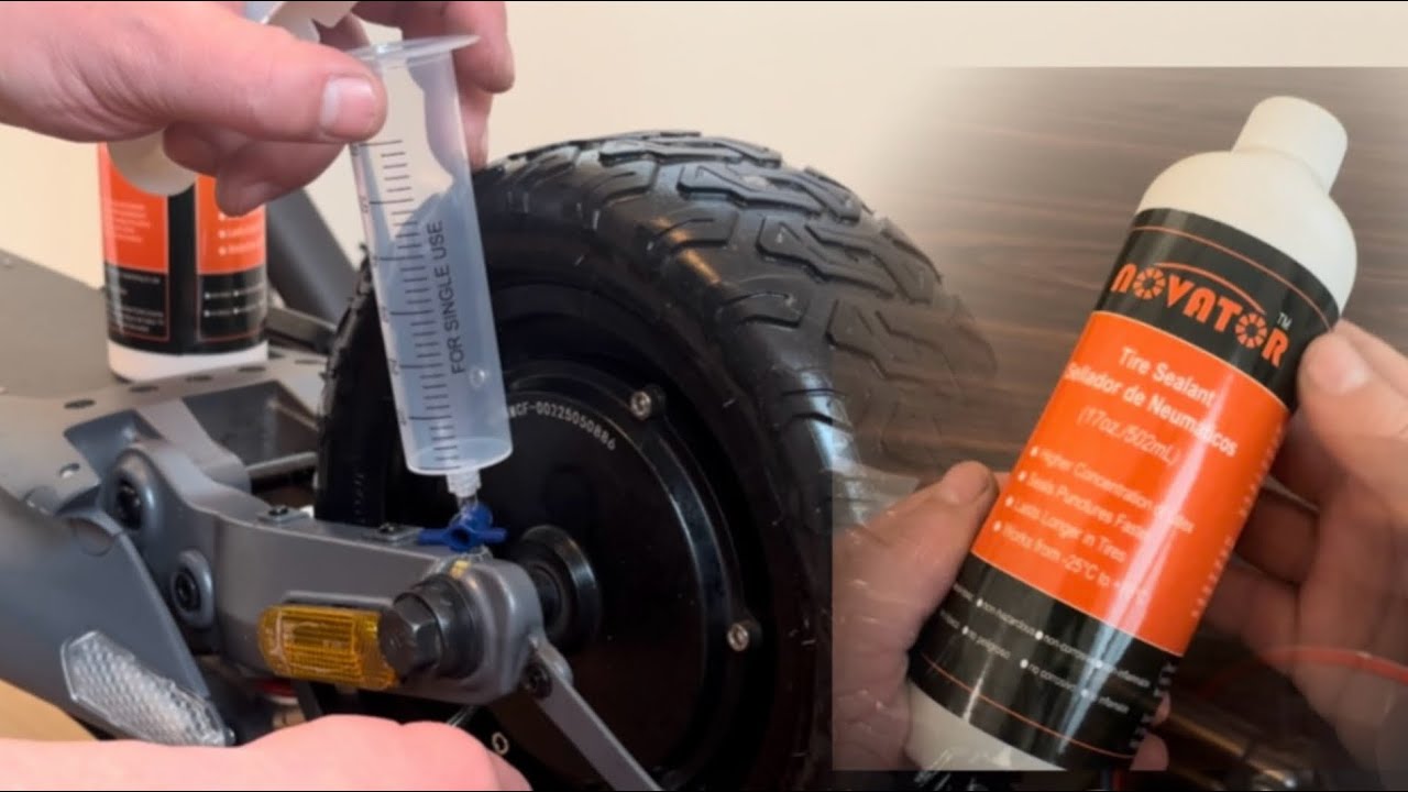 Punctured Tires on Your Electric Scooter? Fix the Problem With Sealant.