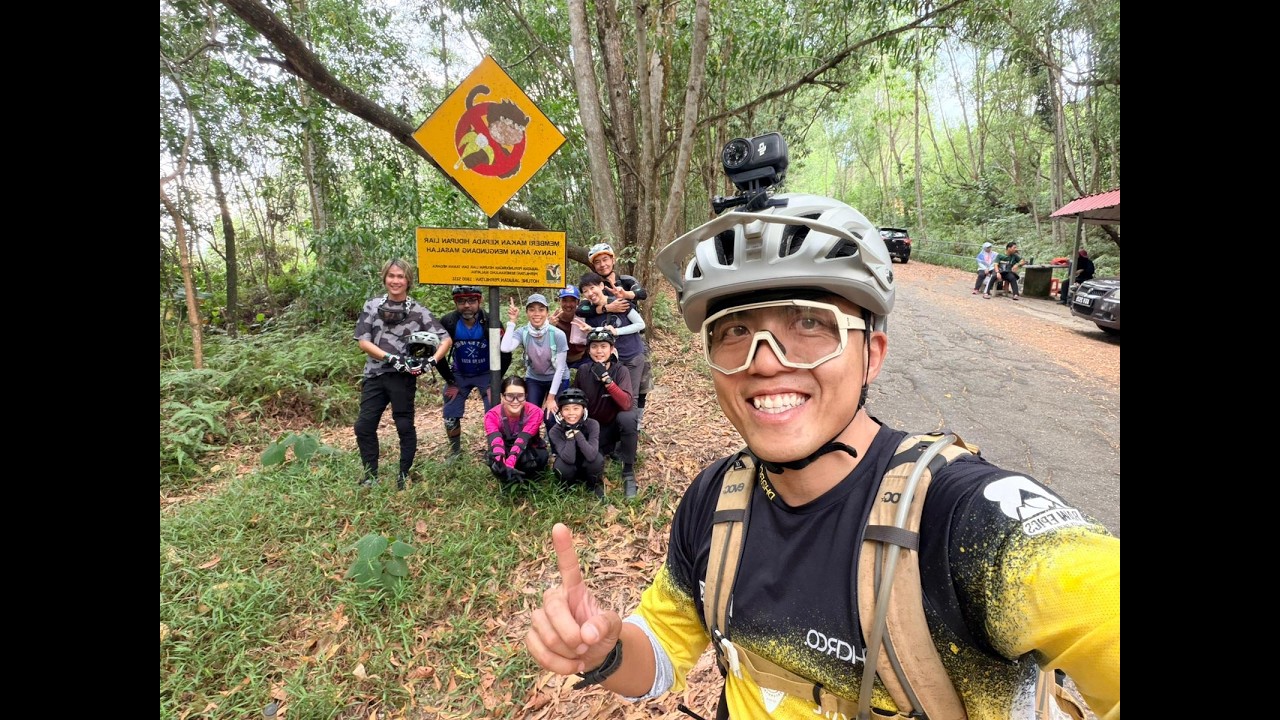 1st Gym Trail with the group after light rains