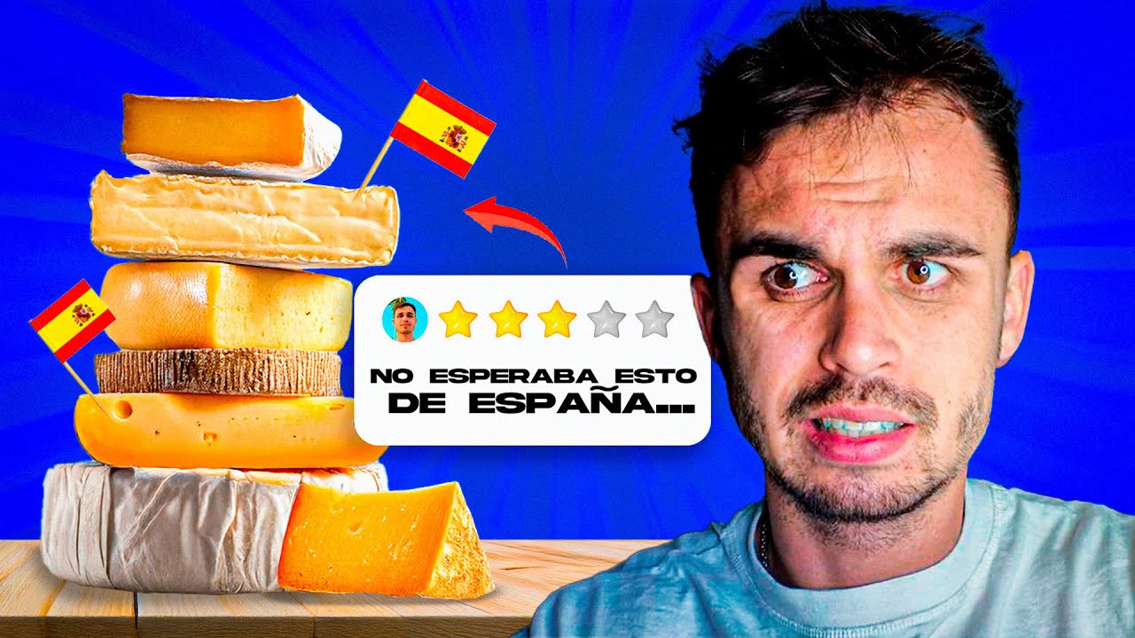UN FRANCÉS PROBANDO QUESOS ESPAÑOLES
