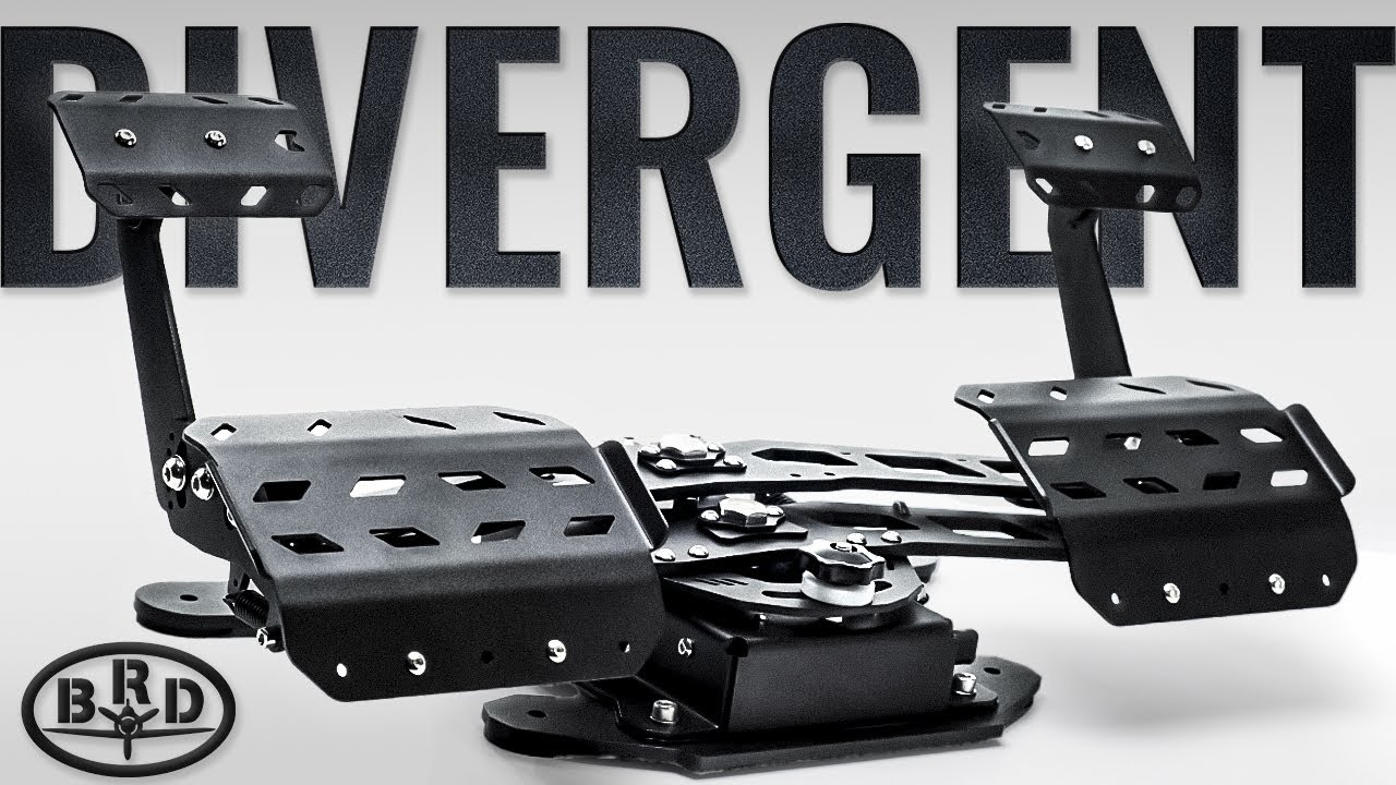 BRD Divergent Rudder Pedals — Трейлер | VIRPIL Controls RU