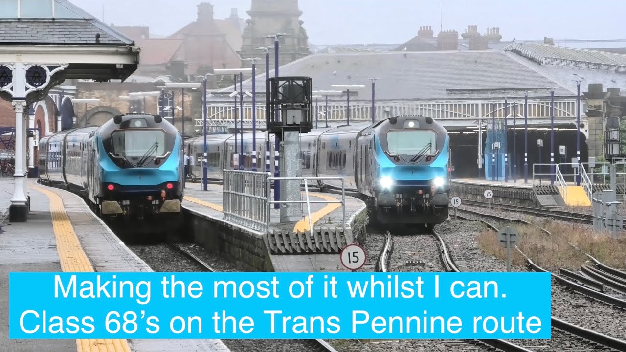 Before they go, class 68’s on the Trans Pennine Route between Leeds and Scarborough