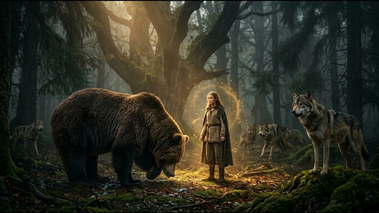 The Giant Bear Bowed Before Her — Even the Alpha King Was Confused