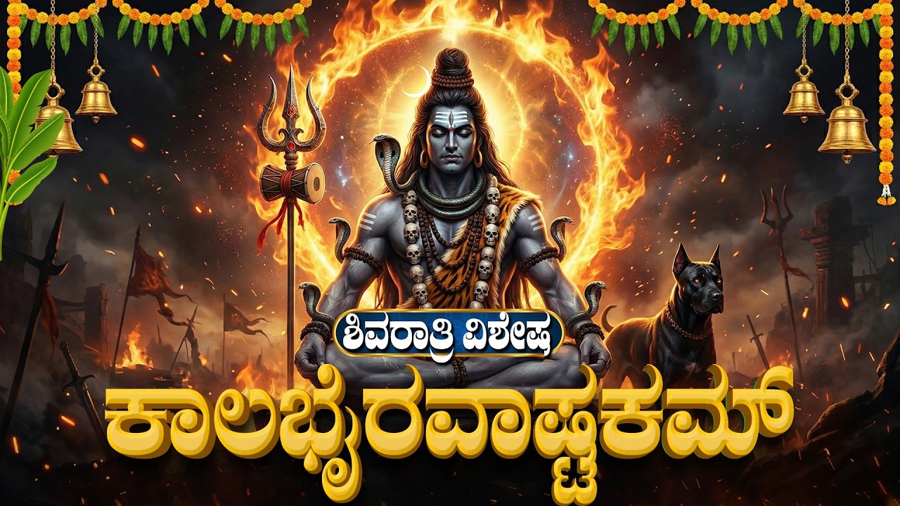 ಮಹಾ ಶಿವರಾತ್ರಿ ವಿಶೇಷ ಭಕ್ತಿಗೀತೆಗಳು | ಕಾಲಭೈರವ ಅಷ್ಟಕಂ | Maha Shivaratri Special Kalabhairavashtakam