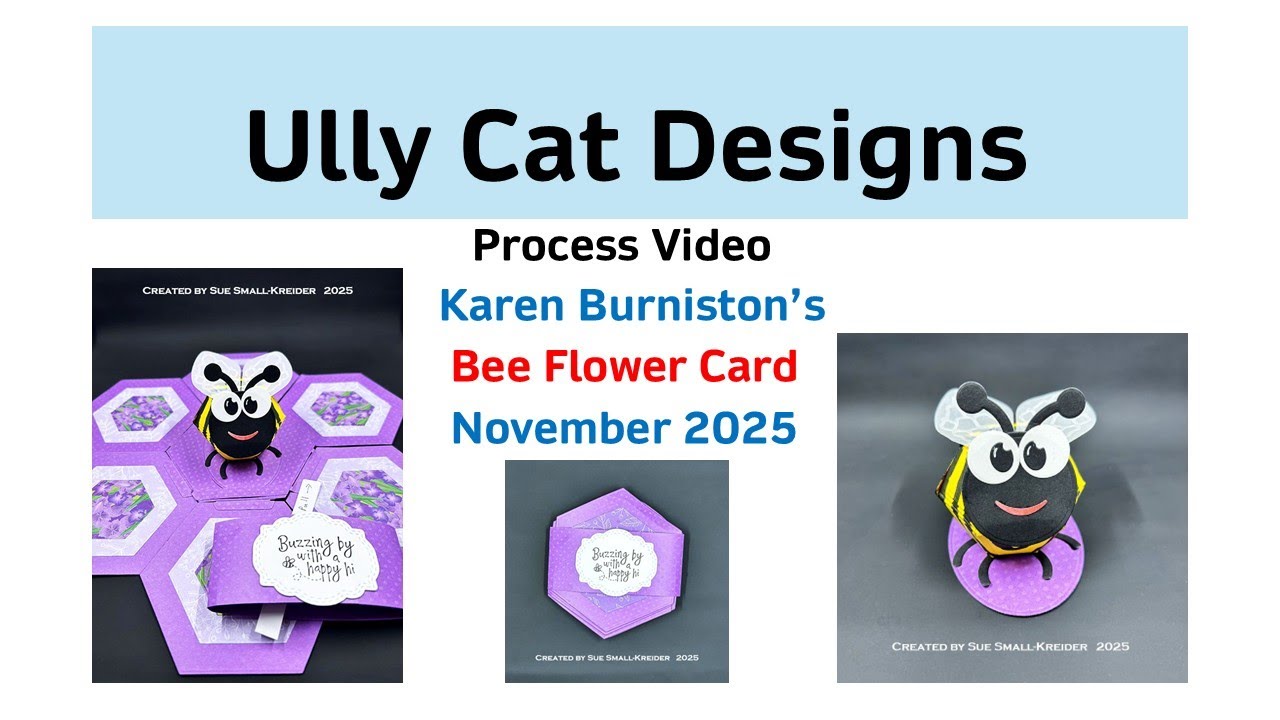 Pop-Up Bee In A Flower Card