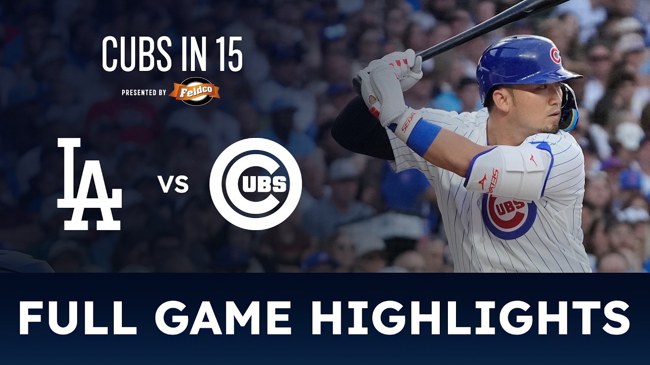Chicago Cubs vs. Los Angeles Dodgers | MLB Highlights (8/3/2026)