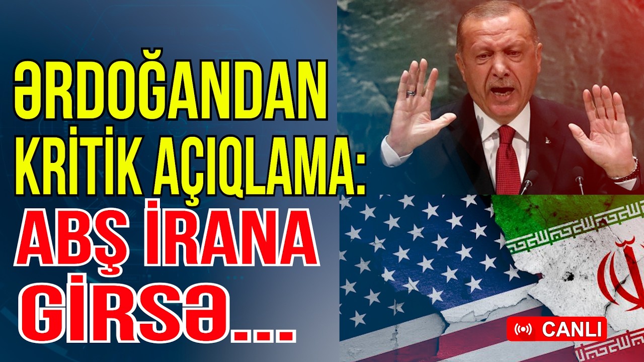 Ərdoğandan kritik açıqlama: İrana hərbi müdaxilə olsa... - Xəbəriniz Var? - Media Turk TV