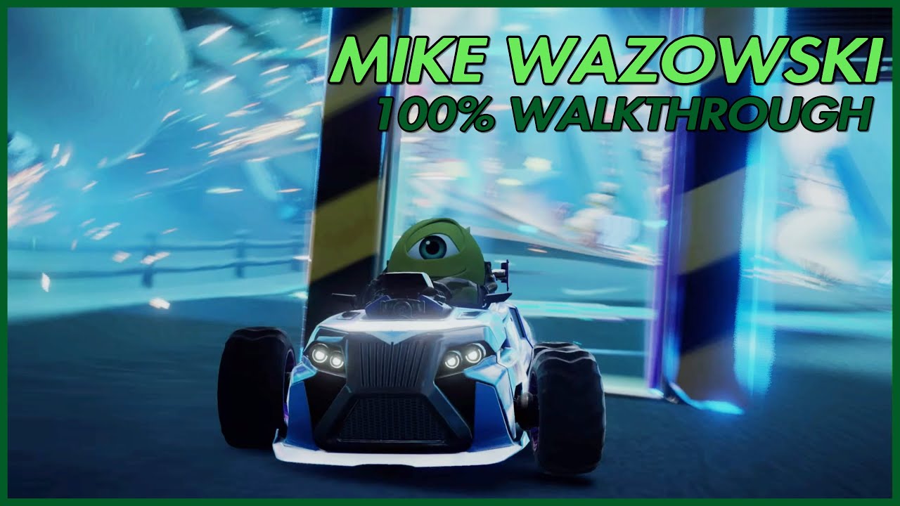 Disney Speedstorm 100% Walkthrough | Monsters, Inc. Tournaments | Mike