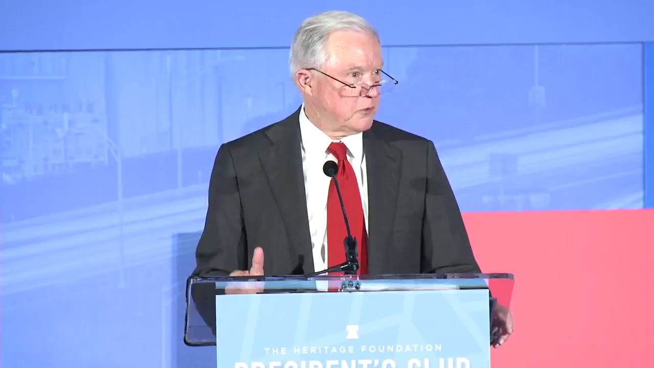 Attorney General Jeff Sessions Delivers Remarks at The Heritage Foundation President's Club Meeting
