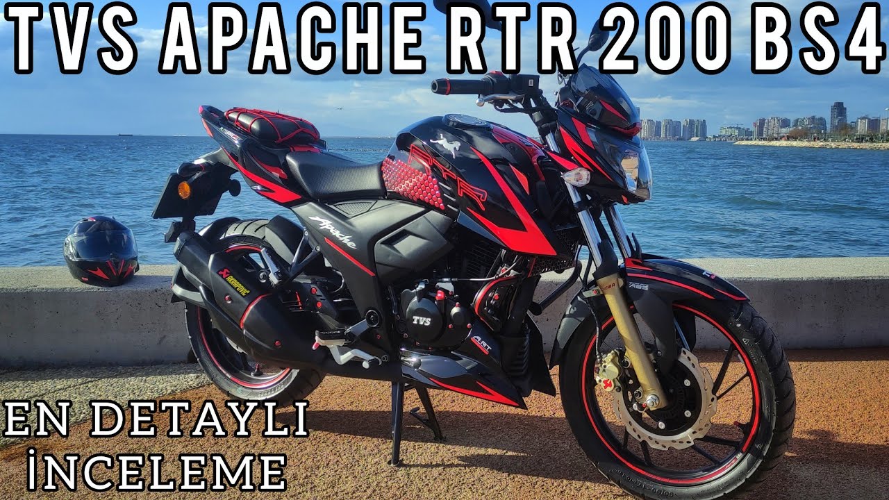 TVS APACHE RTR 200 BS4 DETAYLI İNCELEME, TEMİZİNİ BULURSANIZ ALIN