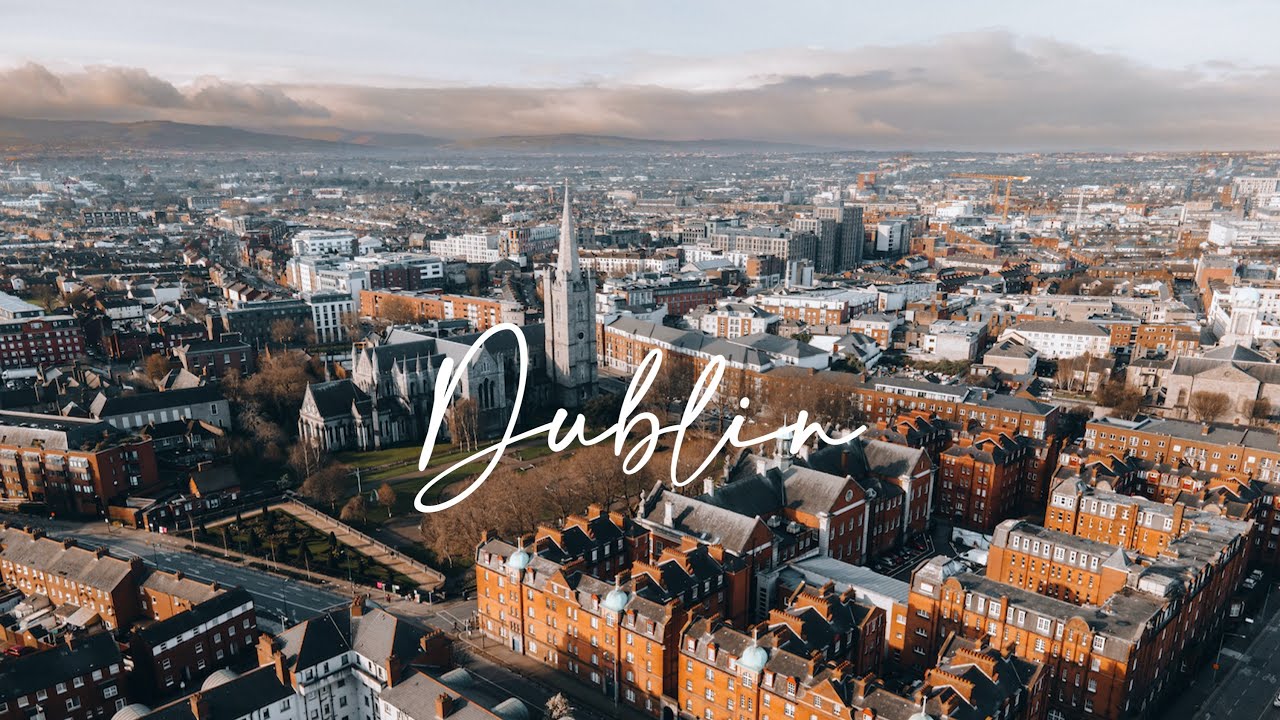 DUBLIN | Ireland by Drone in 4K - DJI Mavic Air 2 (Extended Cut)
