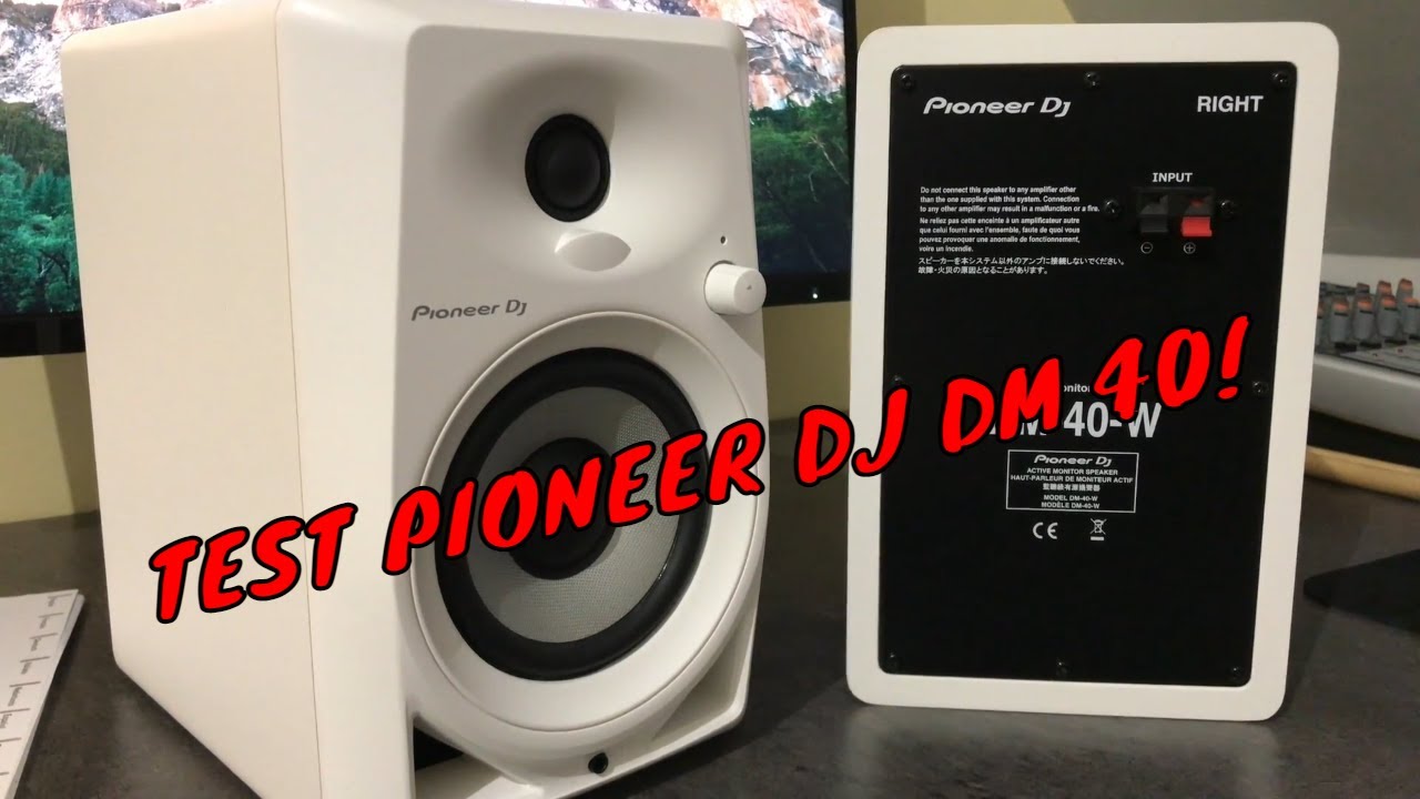 Test Des Enceintes Pioneer Dj DM 40