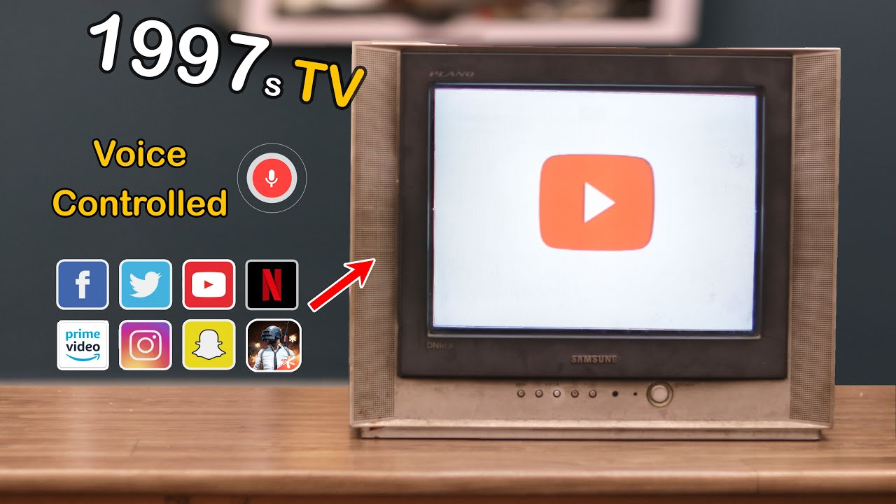 Как я превратил старый телевизор в Smart TV — с голосовым управлением — YouTube