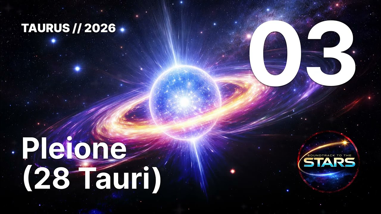03. Pleione (28 Tauri) | Variable Star of the Pleiades Subaru | Taurus 2026 | Space Ambient Music 🎧💫