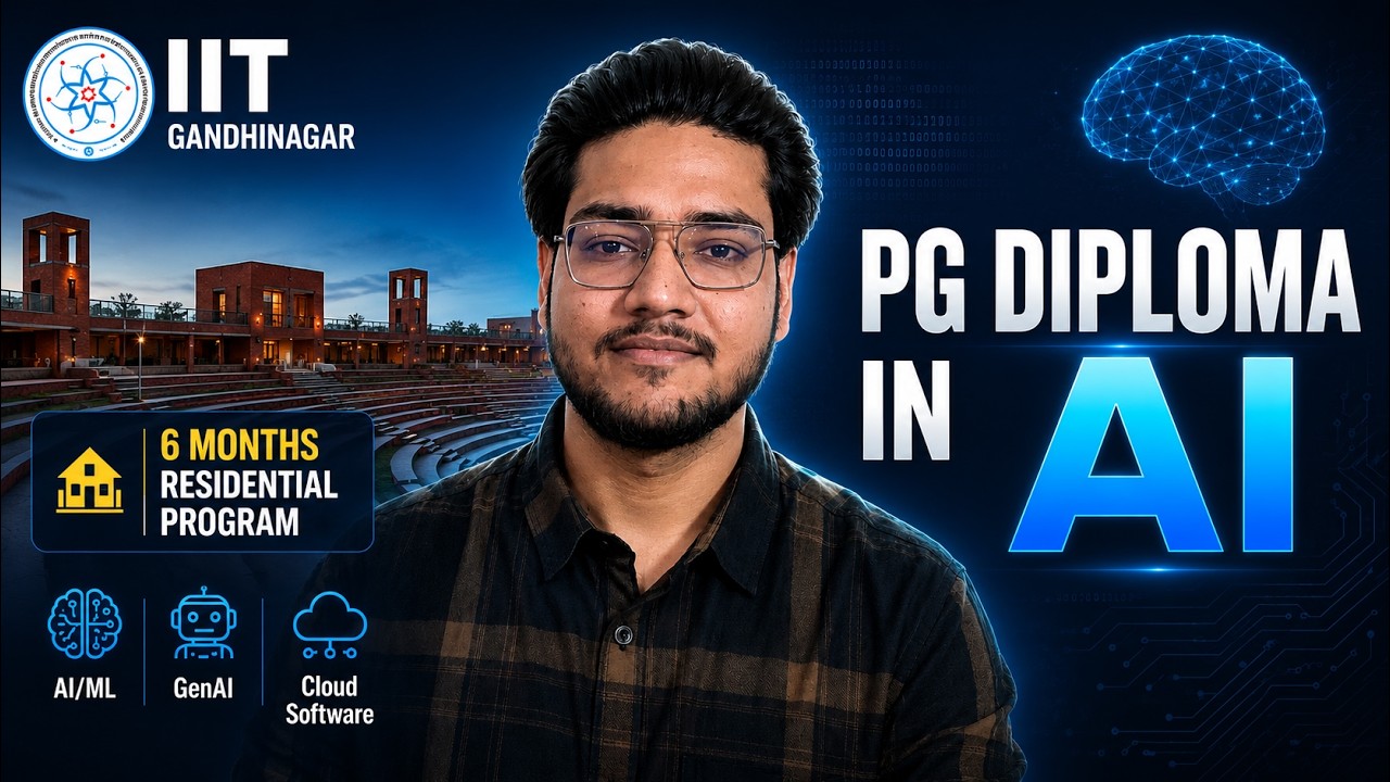 IIT Gandhinagar 6-Month PG Diploma in AI 2026 🔥 Full Review