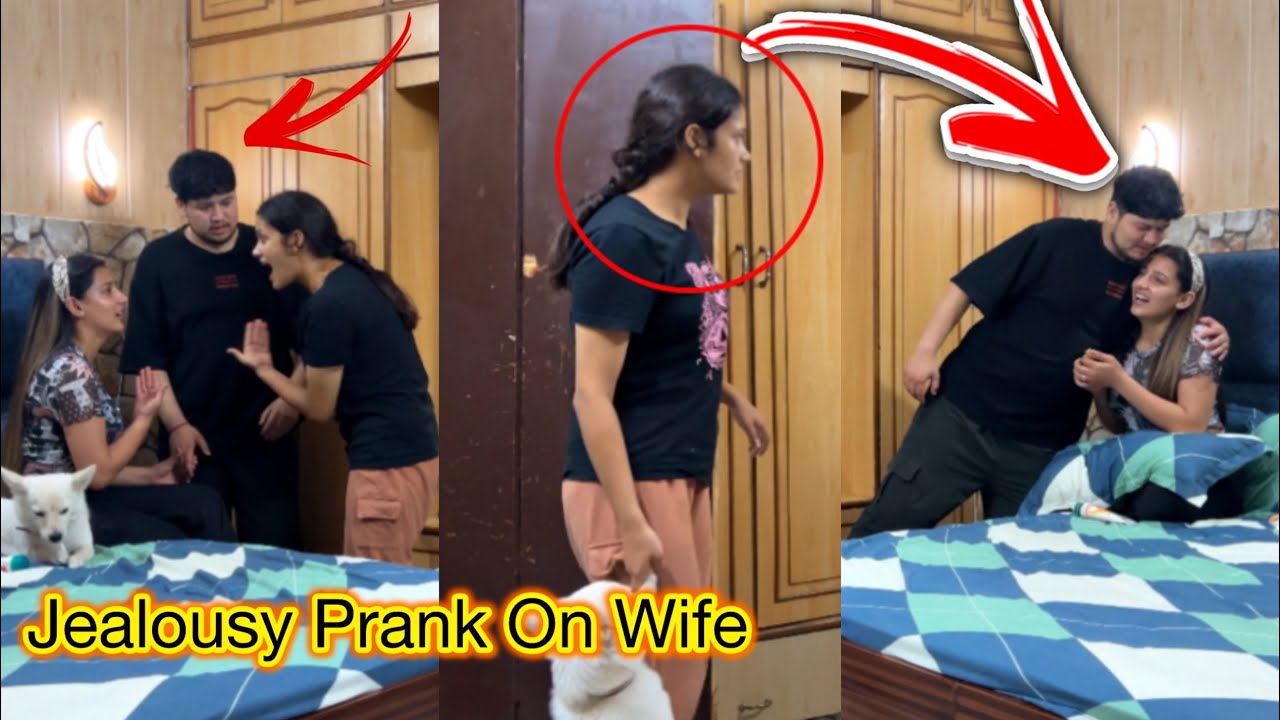 JEALOUSY PRANK ON MY WIFE || WIFE KI BESTFRIEND KO DI IMPORTANCE PRANK  || @NikkRicha Vlogs