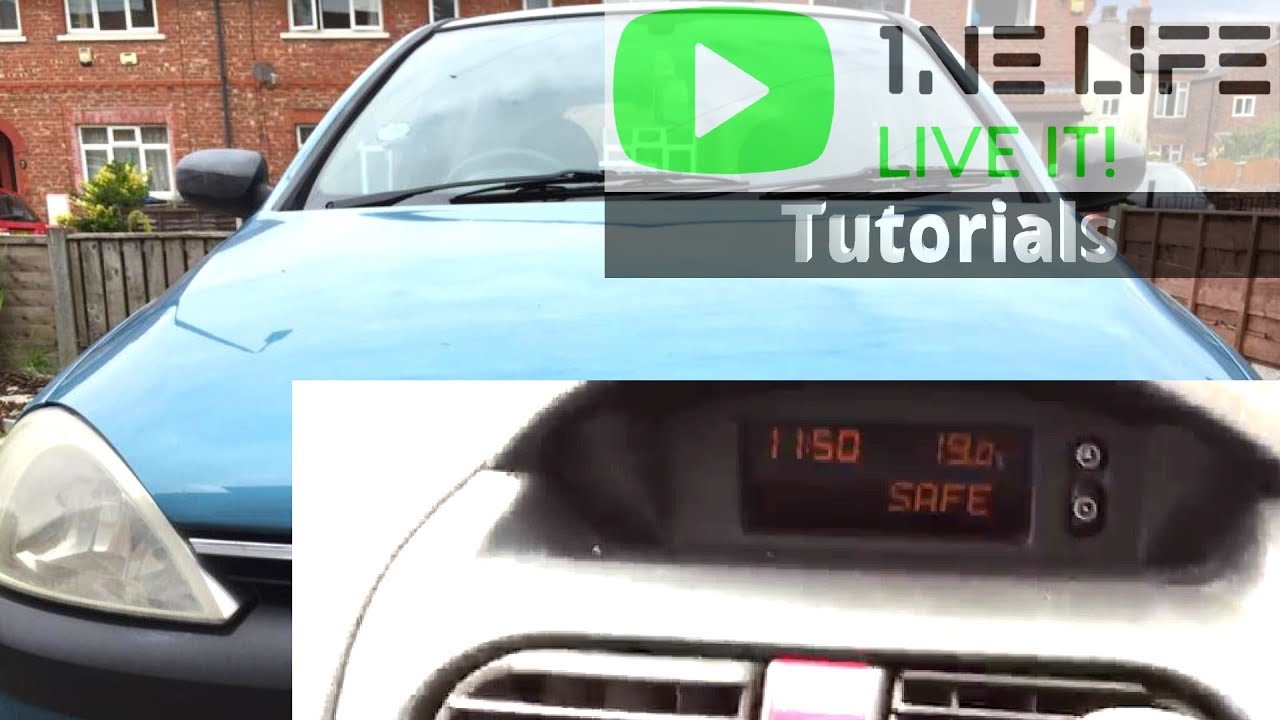 Vauxhall Opel Corsa C — Как сбросить безопасный режим радио. Код радио
