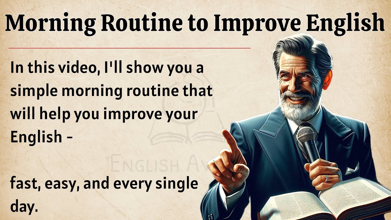 Morning Routine to Improve English Fast || Speak English Fluently and Confidently ✅
