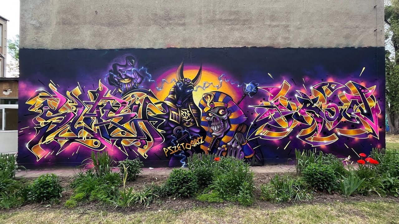 Jam Graffiti ZSBD 2022 ściana BDF 😈 Slash/Daon/Ogryz/Pszet