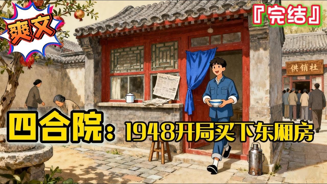 完结《四合院：1948开局买下东厢房》现代精算师撞大运后穿越到四合院何雨柱13岁的时候…  #爽文 #小说 #一口气看完 #有聲書 #有声小说 #完结文 #有声书 #完結 #四合院 #年代 #穿越