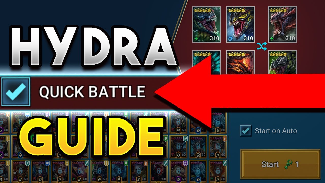 How to Build a HYDRA (QUICK BATTLE) TEAM in Raid: Shadow Legends!! (2025 Update)