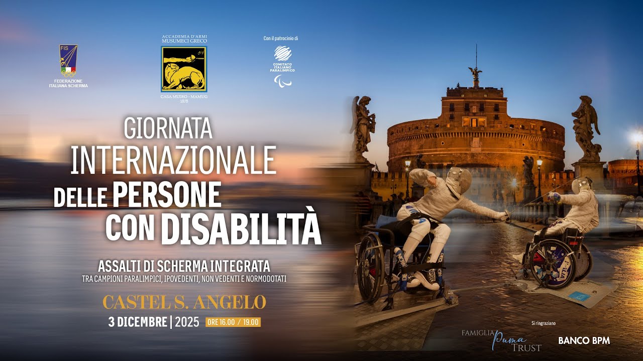 Giornata Internazionale delle persone con disabilità - Castel Sant'Angelo Roma 3 dicembre 2025