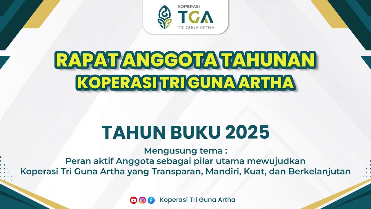 Rapat Anggota Tahunan (RAT) Koperasi Tri Guna Artha Tahun Buku 2025