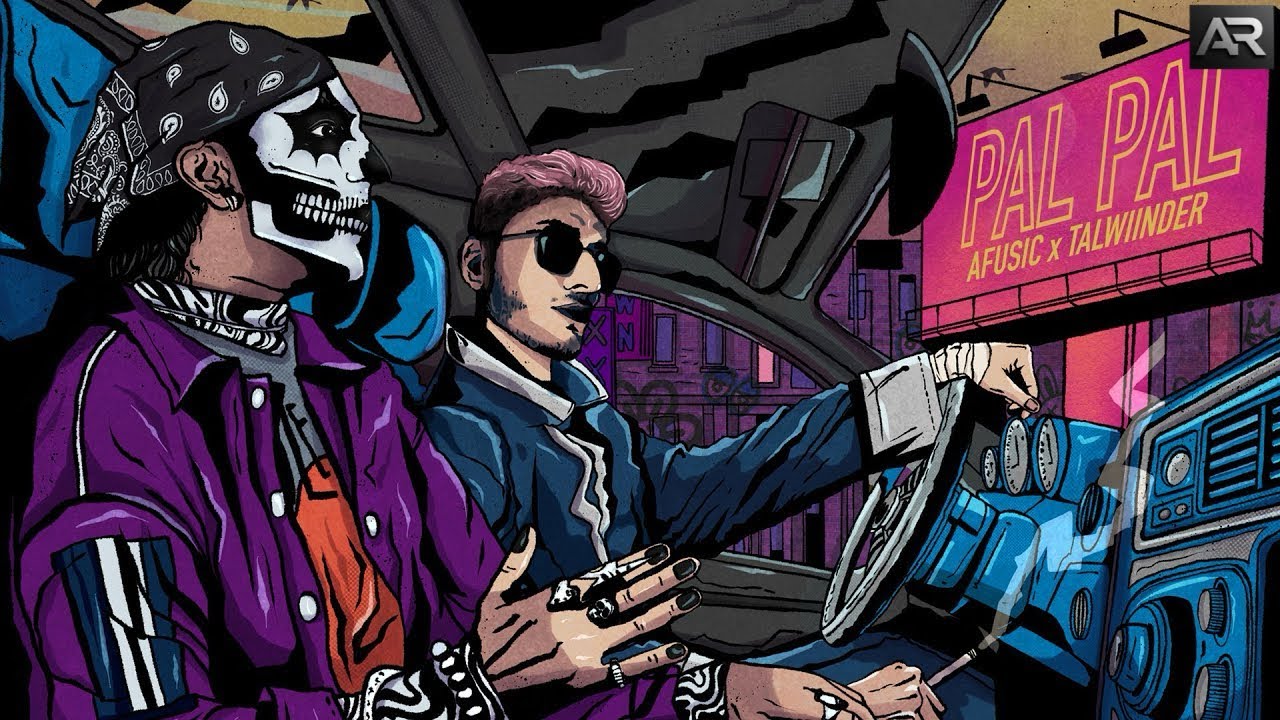 Afusic - Pal Pal with @Talwiinder (Official Visualiser) 2025