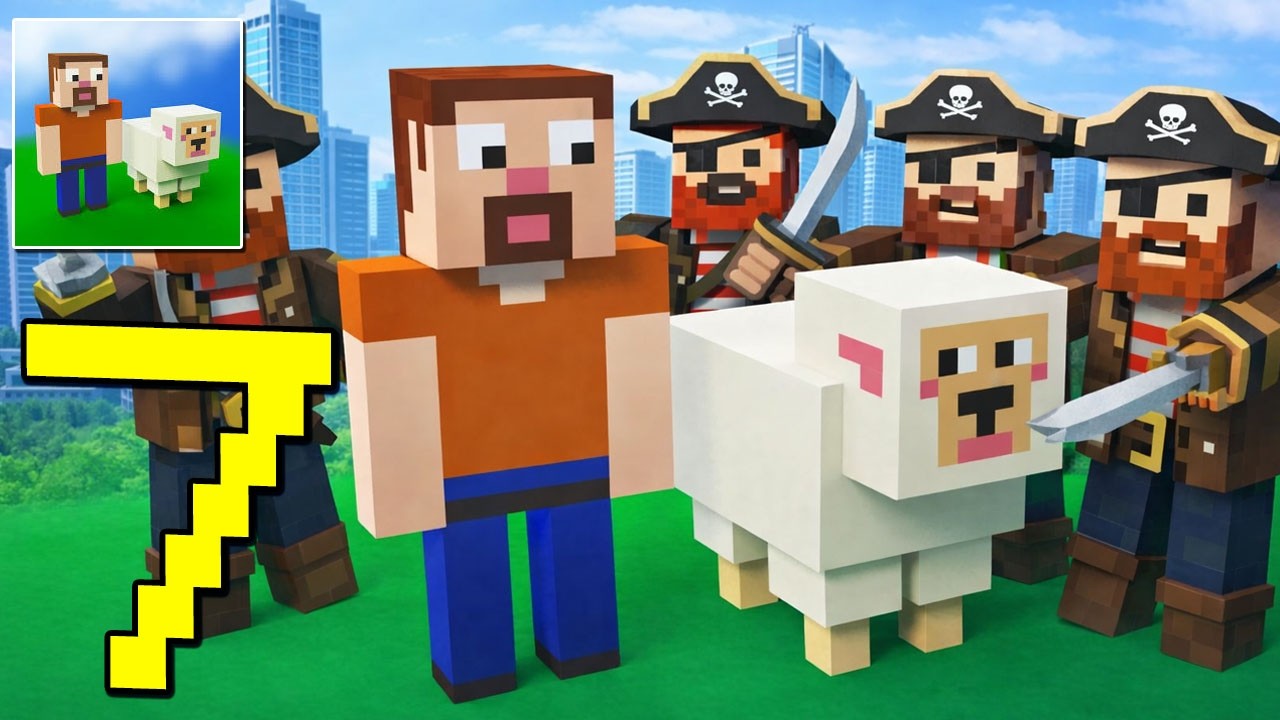 CubeCrafter: Gameplay Walkthrough Part 7 - Build, Craft & Explore the block world (Android,iOS)
