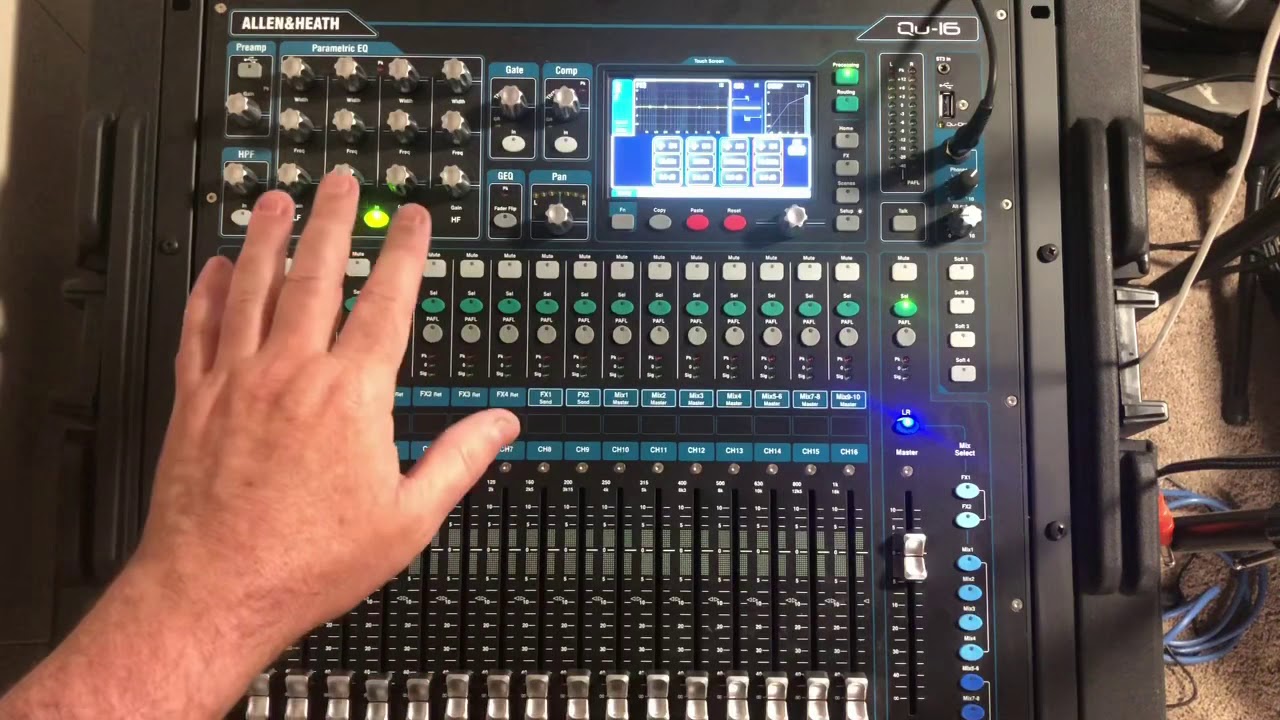 Как, когда и почему выбирать Pre и Post Fader — серия Allen & Heath QU