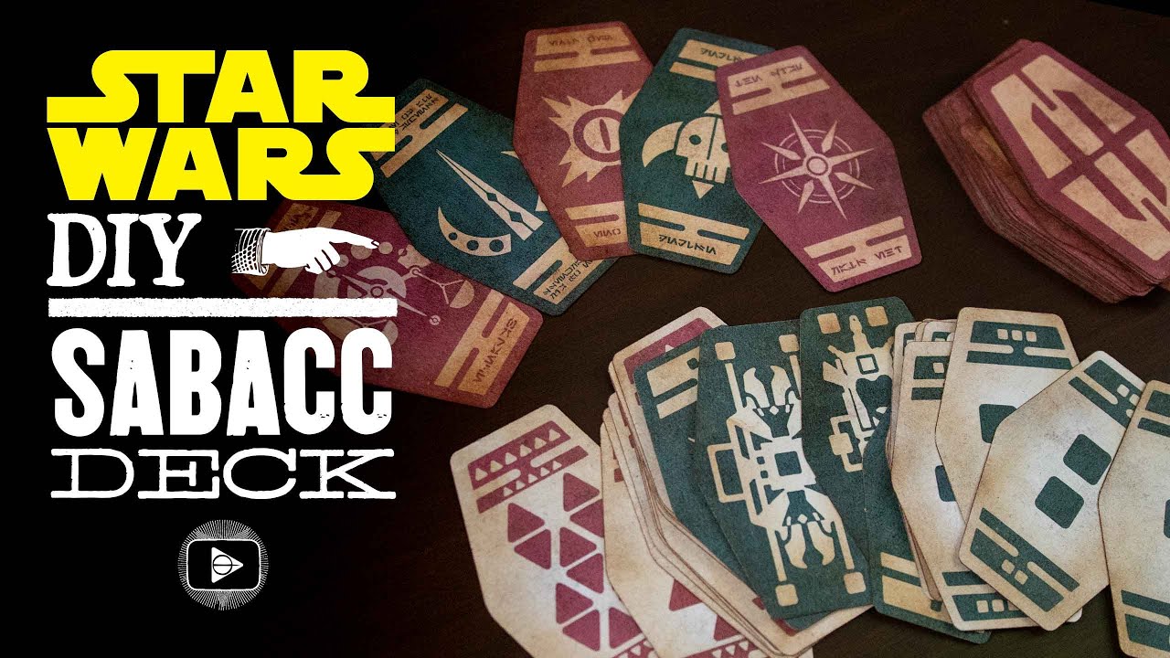 Sabacc Deck Star Wars DIY - May the 4th Be With You!