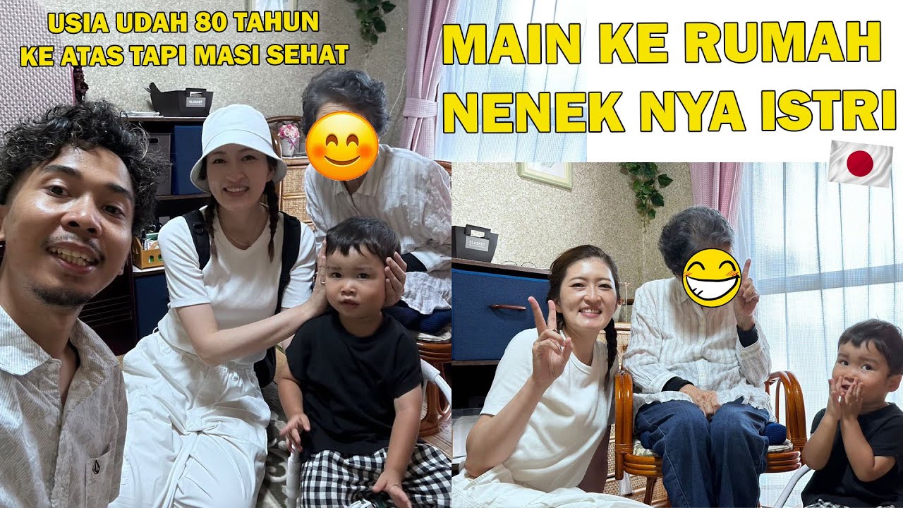 PAMITAN KE RUMAH NENEK NYA ISTRI !UNTUK  PULANG KE KYOTO ! NENEK TINGGAL SENDIRIAN !