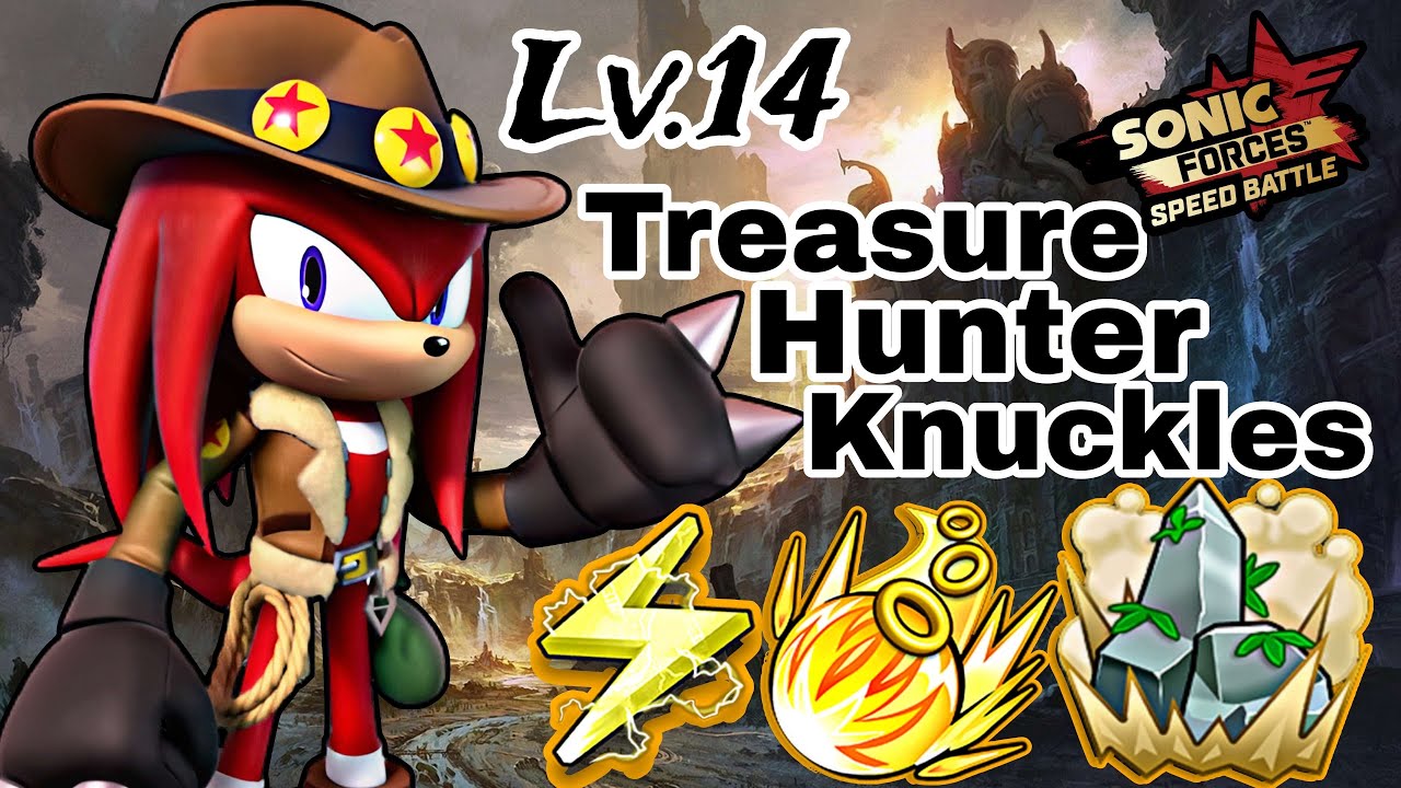 Sonic Forces Speed Battle - Treasure Hunter Knuckles Star Runner - Gameplay