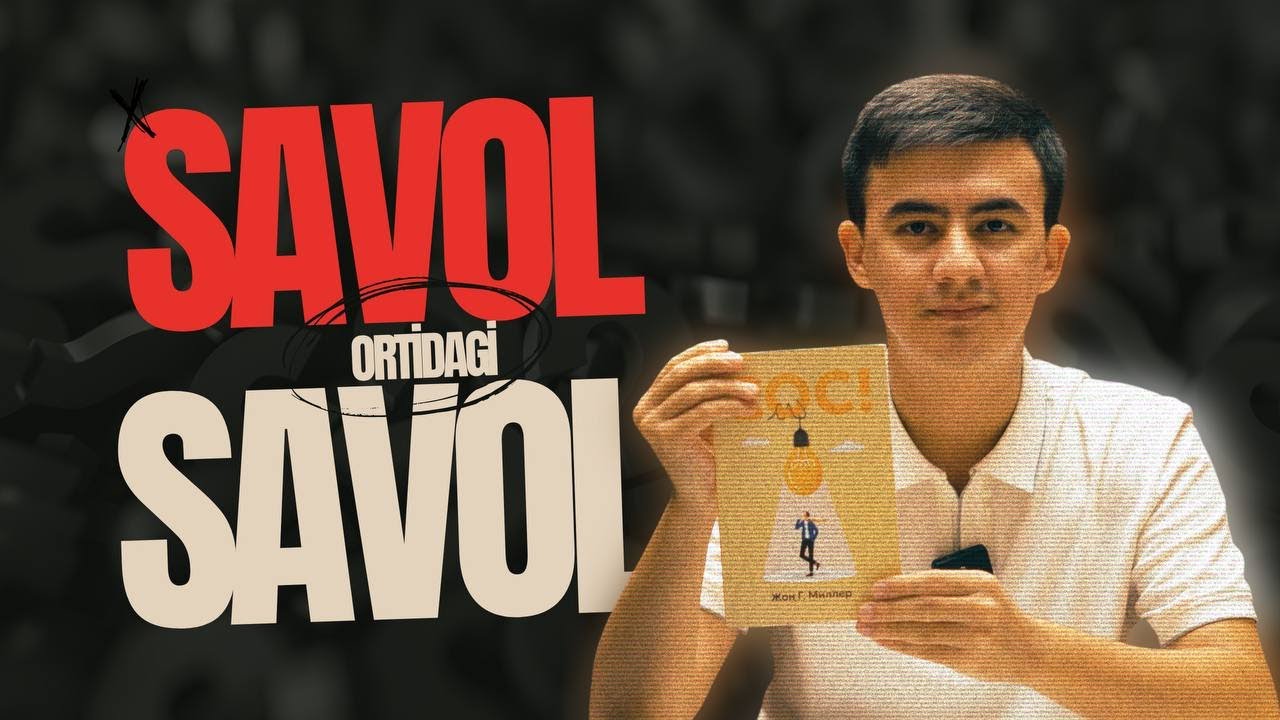 SOS (Savol ortidagi savol) kitobi haqida #Jami1ov