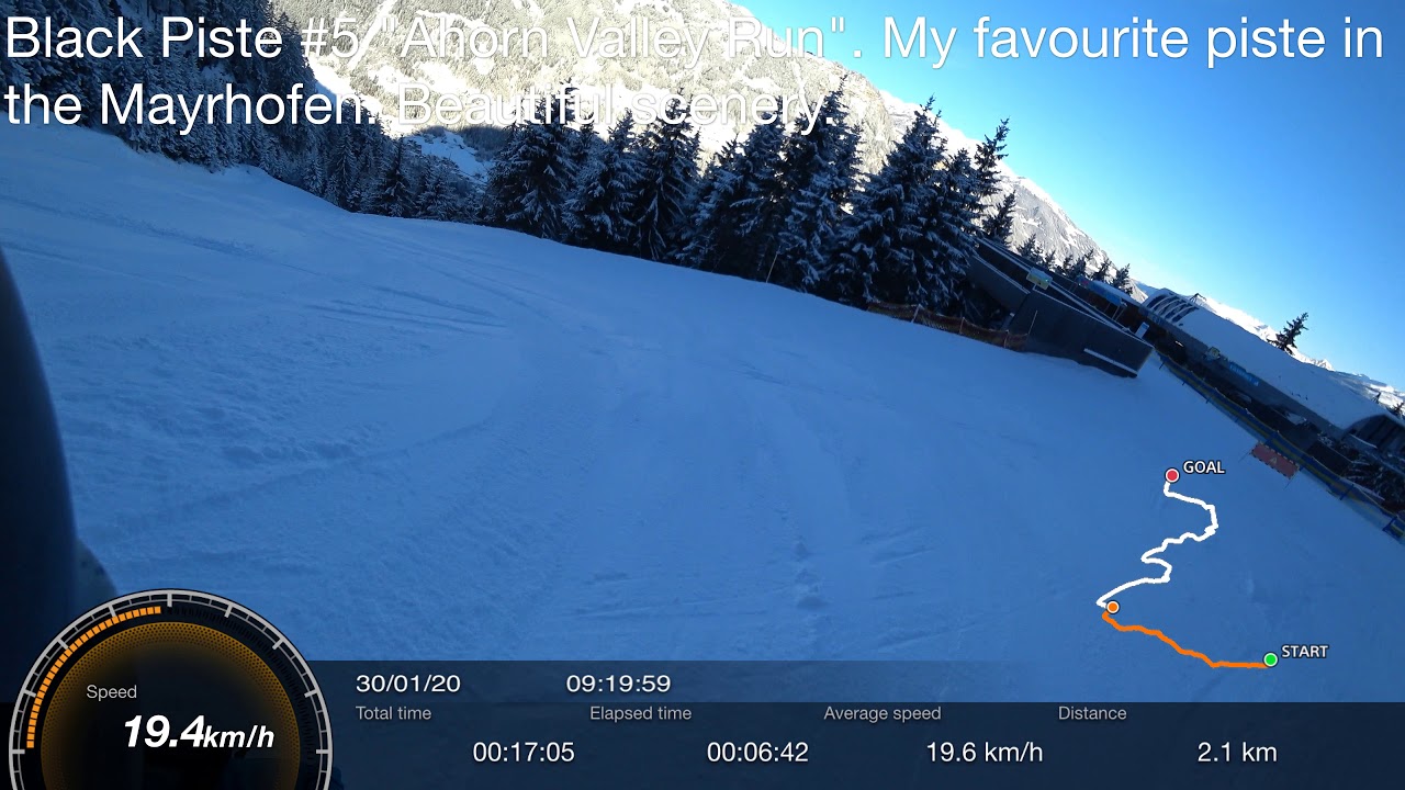 Black Piste 5 Ahorn Valley Run Mayrhofen