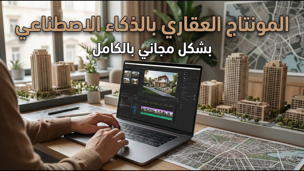 عمل فيديوهات المونتاج العقاري بالذكاء الاصطناعي بأدوات مجانية !!
