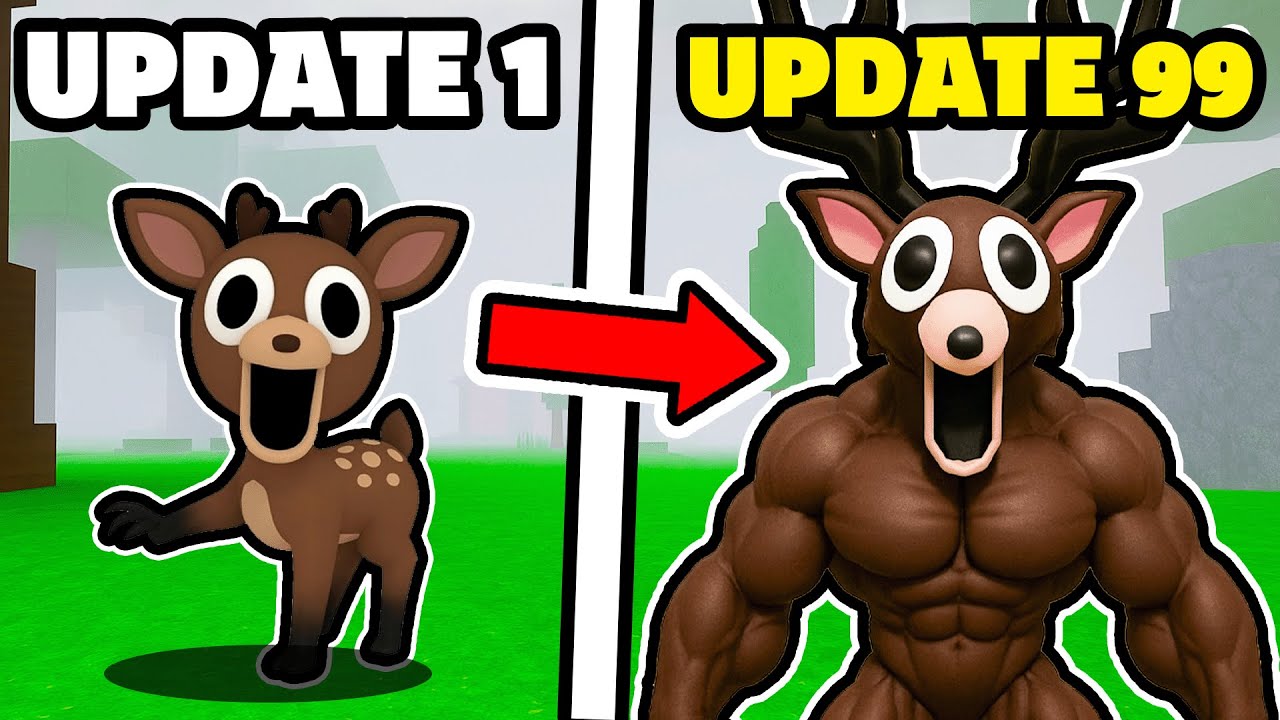 I Played EVERY UPDATE in 99 Nights in the Forest!