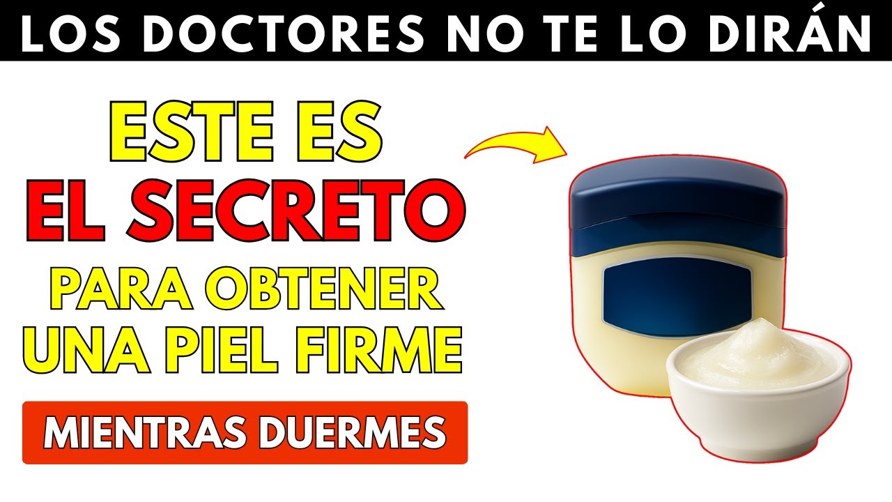 MAYORES +55 AÑOS: Usa Vaselina así antes de dormir y elimina arrugas del cuello en semanas