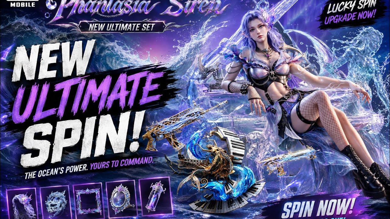 NEW PHANTASIA SIREN ULTIMATE SET WITH LEVEL 7 M762 | PUBG MOBILE 