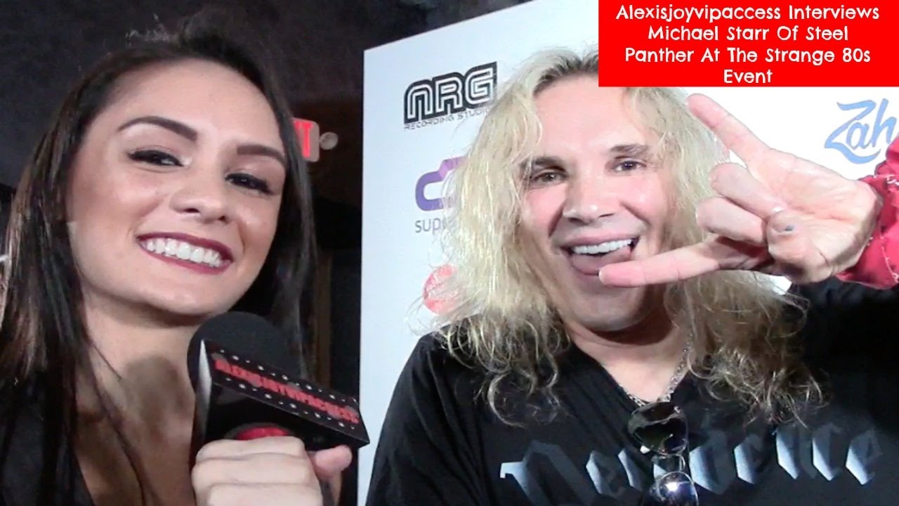 Steel Panther's Michael Starr Interview With Alexisjoyvipaccess - Strange 80s Event