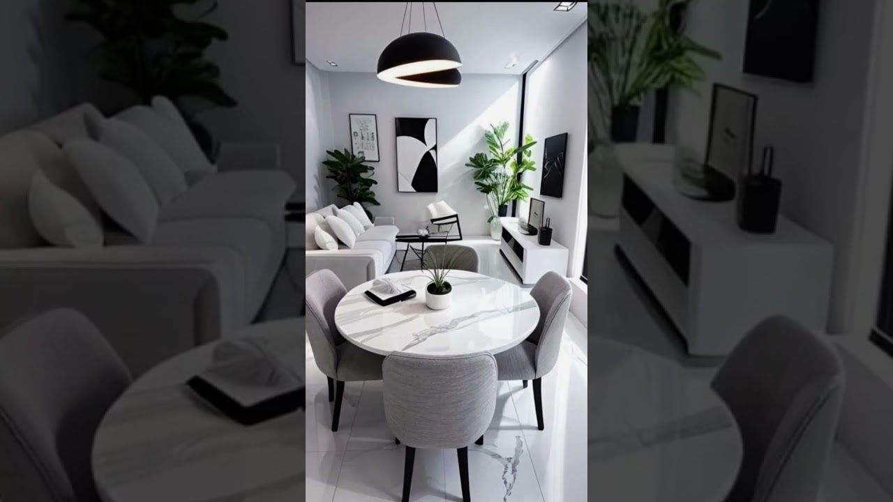 Como decorar sala/comedor en casas peque&ntilde;as #design #decoraciointeriores #homedecor #decoration
