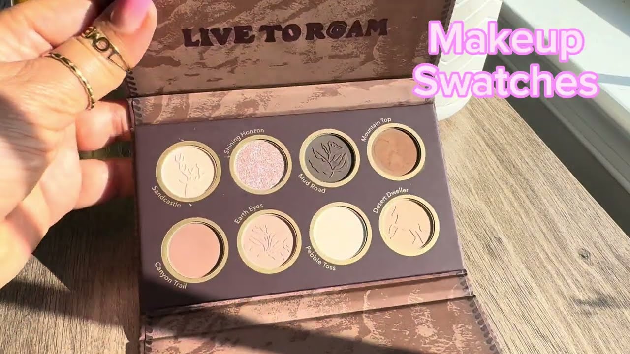 Sheglam 😘 live to Roam palette swatches