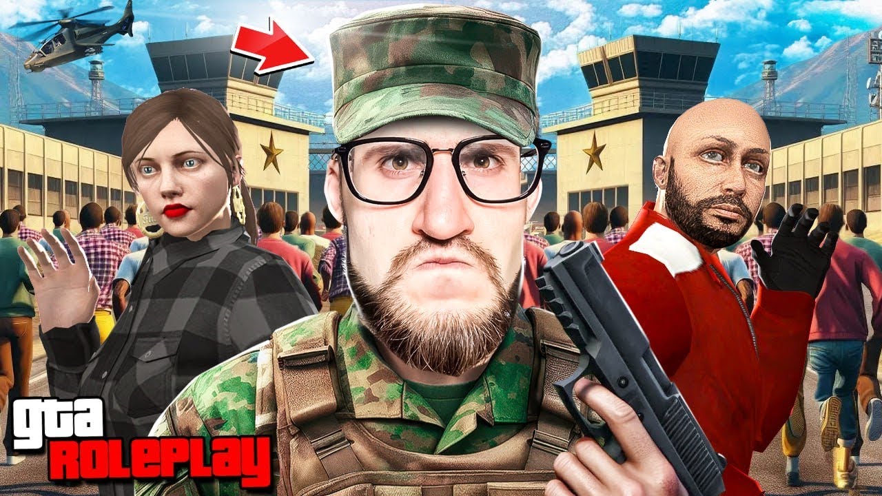 100 ЧЕЛОВЕК ПРЯТКИ на 1.000.000$! САМЫЕ БОЛЬШИЕ ПРЯТКИ на ВОЕННОЙ БАЗЕ! (GTA 5 RP)