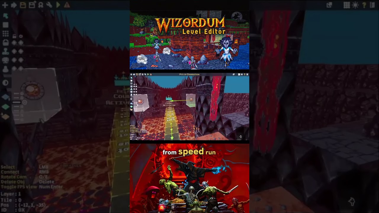 WIZORDUM | Level Editor | Available Now! #boomershooter #leveleditor