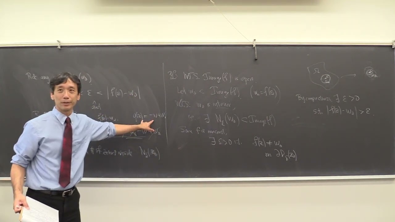 Math 135 Fall 2024 092524 Open Mapping Theorem; Deformation Theorem