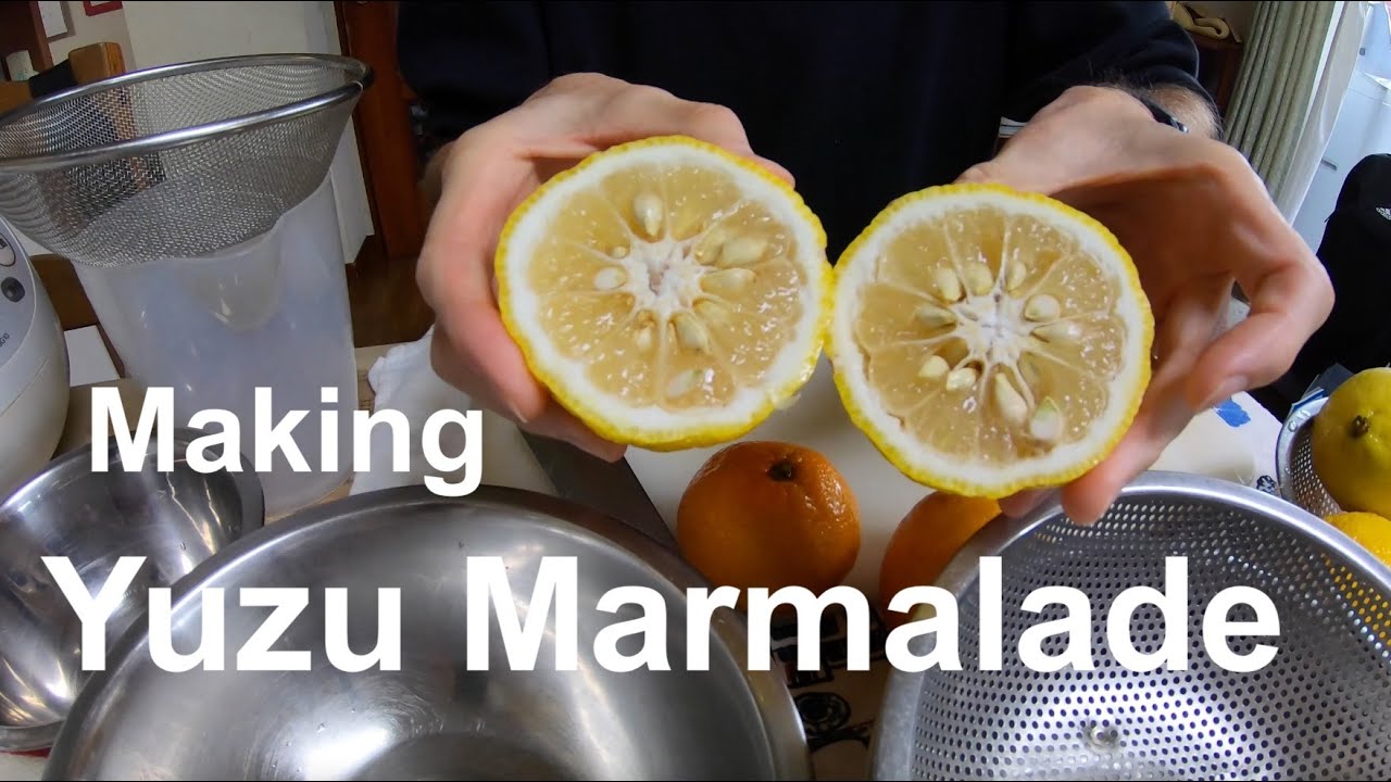 Making Yuzu Marmalade