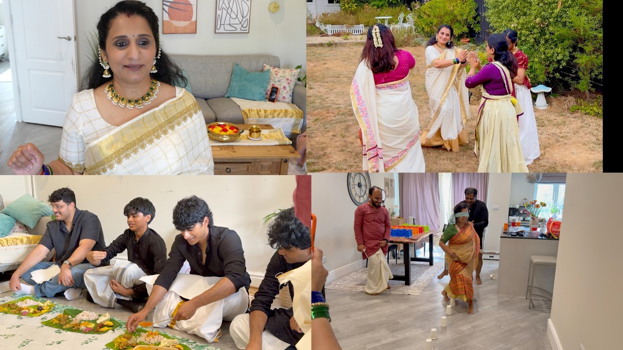 First time celebrating Onam like this in our UK home...ONAM 2026