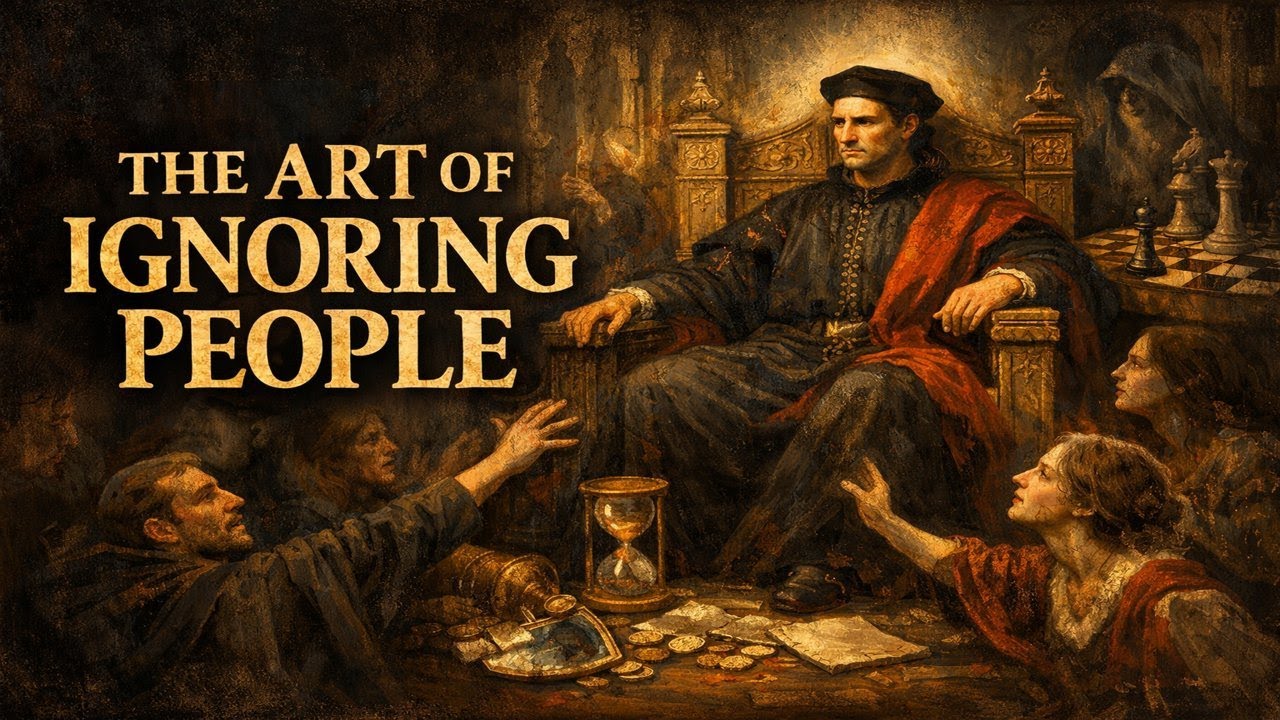 Art Of Ignoring People! Most Ruthless Power | Machiavelli's Dark Psychology Tricks