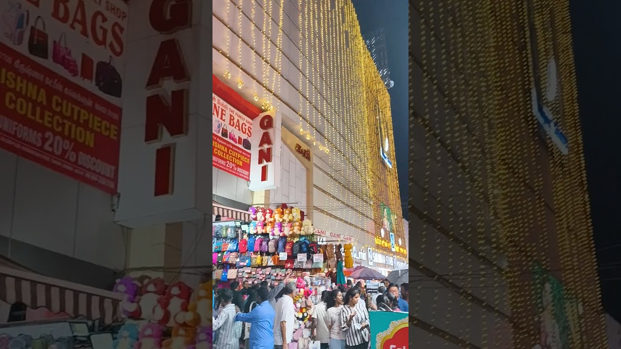 Chennai T Nagar shopping market Saravana Store super store A to Z #tnagar #chennaisilks #valaikaapu