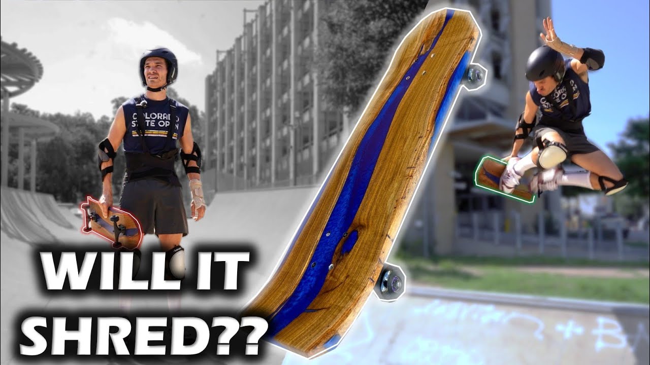 I Built a Skateboard from a Slab of Wood... (Then Took It to a Skatepark)